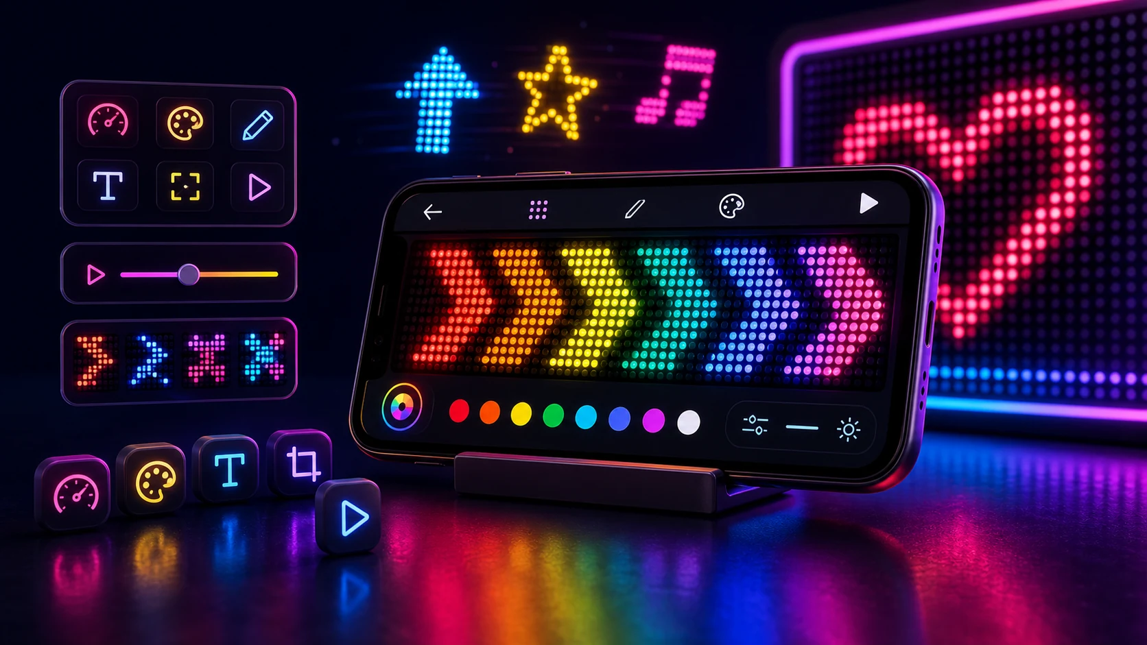 SmartLED: Turn Your Phone Into a Scrolling LED Banner hero image